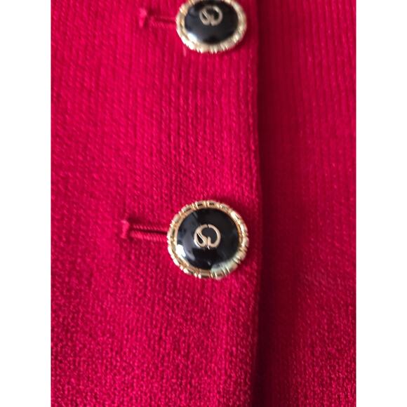 BEAUTIFUL St John collection Blazer jacket red size 2 - Picture 4 of 8